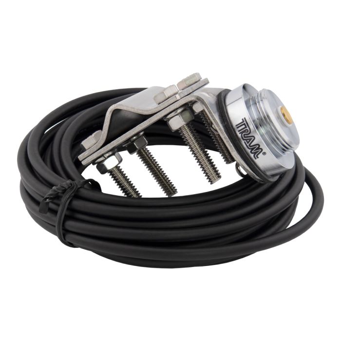 Tram Stainless Steel NMO Mirror Mount w/ Mini-UHF