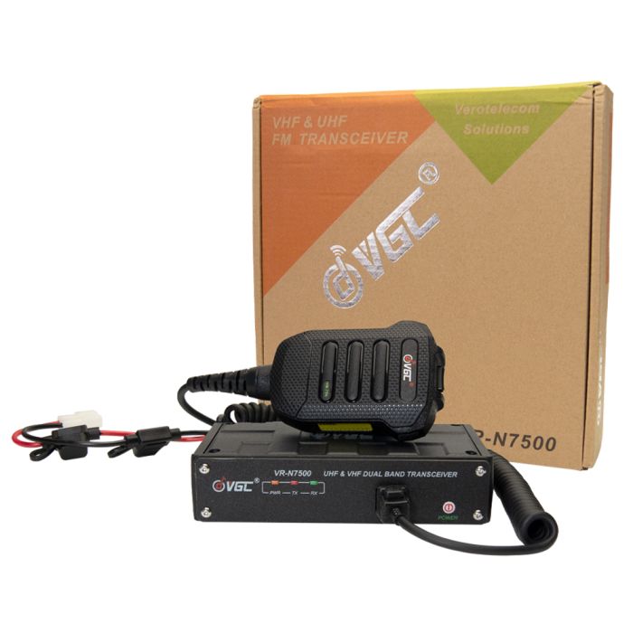 VGC VR-N7500 50W Dual Band Mobile Radio With APP Programming