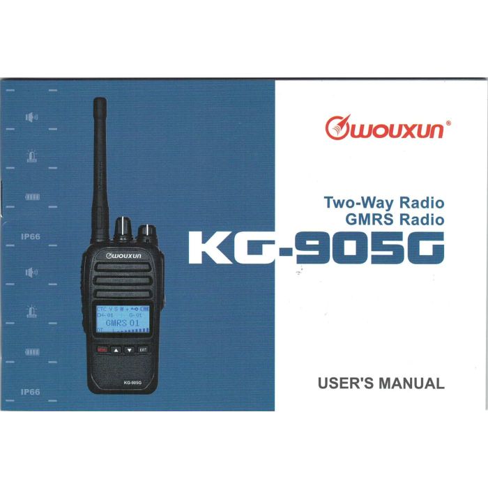 Wouxun KG-905G User Manual