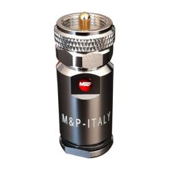 Messi & Paoloni EVOlution UHF Male (PL259) Solder Enhanced Connector for 10.3mm / .400" cables (2-Pack)