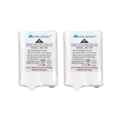 Midland Rechargeable Batteries For T50 / T60 / LXT600 Series (2-Pack BATT3R / AVP14)