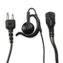 Ritron RHD-8X C-Ring Earpiece With Inline PTT Lapel Microphone